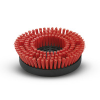 Brosse-disque, moyen, rouge, 170 mm