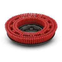 Brosse-disque, moyen, rouge, 385 mm