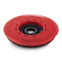 Brosse-disque, moyen, rouge, 430 mm