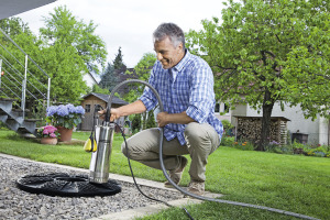 Pompaansluiting met terugslagklep, klein