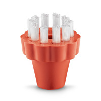 Brosse ronde, rouge, Pekalon