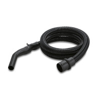 Flexible d'aspiration avec coude et module PFC, NT, DN 35, longueur 2,5 m, clip 1.0, baïonnette 1.0