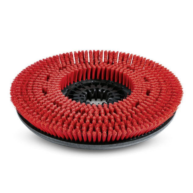 Brosse-disque, moyen, rouge, 450 mm