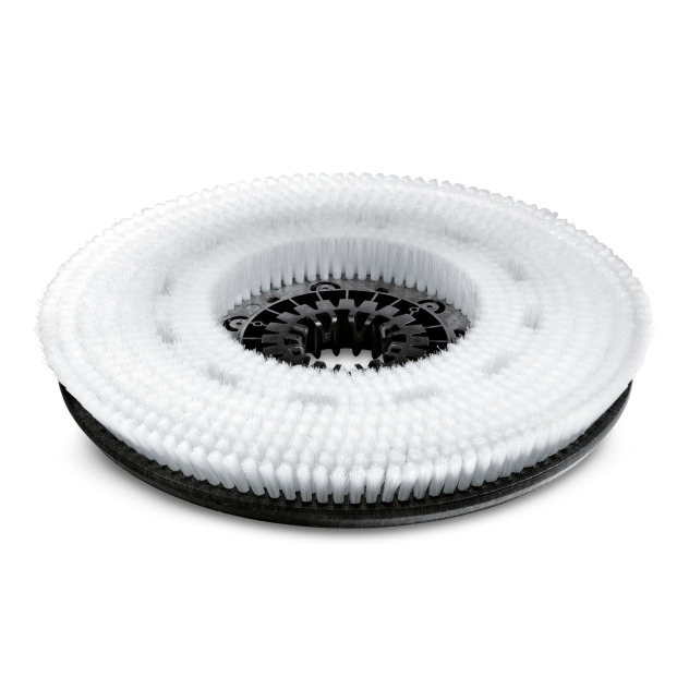 Brosse-disque, très souple, Blanc, 355 mm
