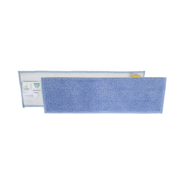 Serpillère auto-agrippante en microfibre courte 40 cm