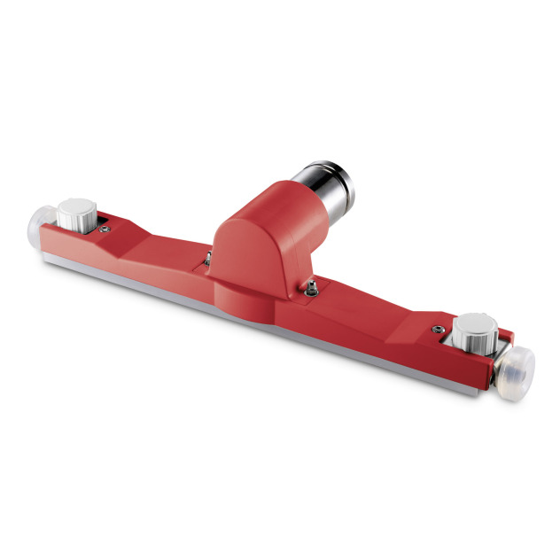 Mondstuk voor vloeren, roestvrij staal AISI 316L DN-F40 rood