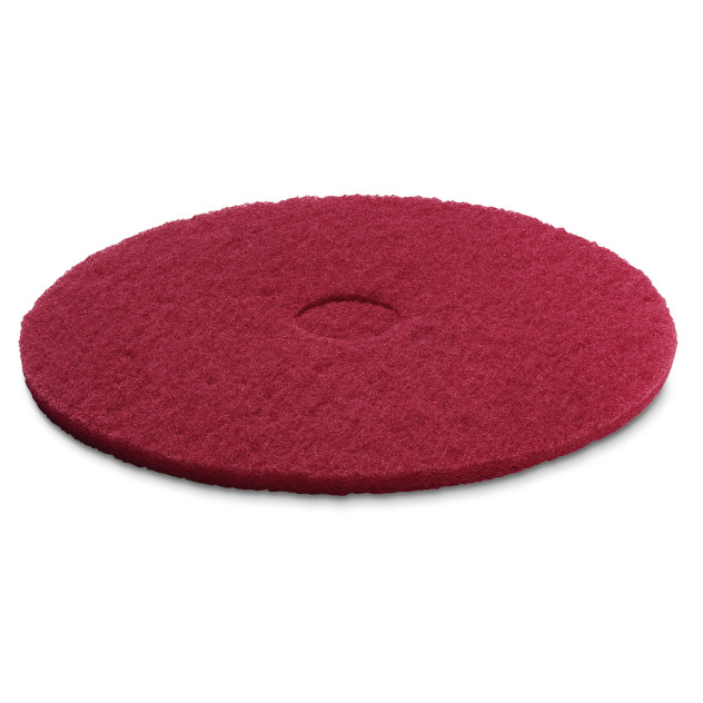Pad, moyennement souple, rouge, 356 mm, 5 Pièce(s)