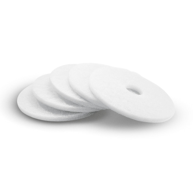 Pad, Zeer zacht, Wit, 432 mm, 5 Stuk(s)