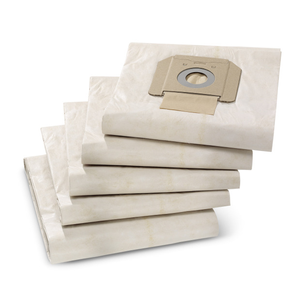 Papieren filterzakken, 5 Stuk(s), NT 48, NT 65, NT 70, NT 72, NT 75, NT 80, WET VAC