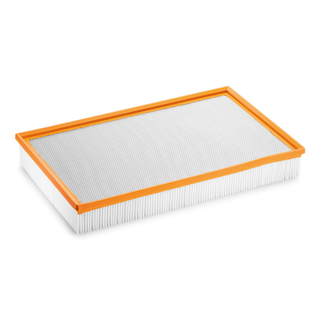 Platte vouwfilter