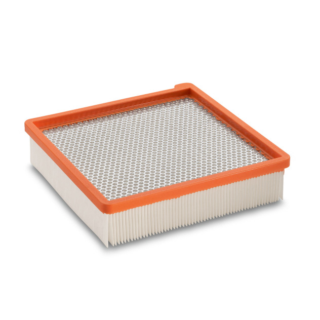 Platte vouwfilter