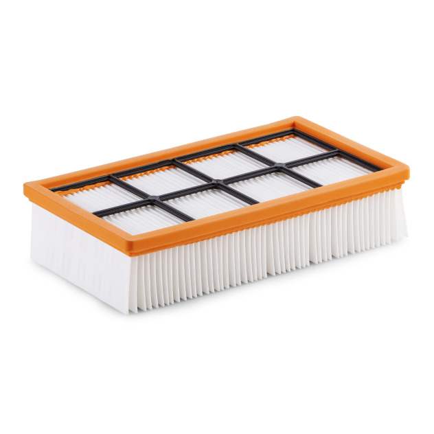 Platte vouwfilter