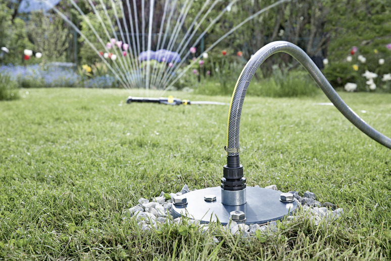 Pompaansluiting met terugslagklep, klein