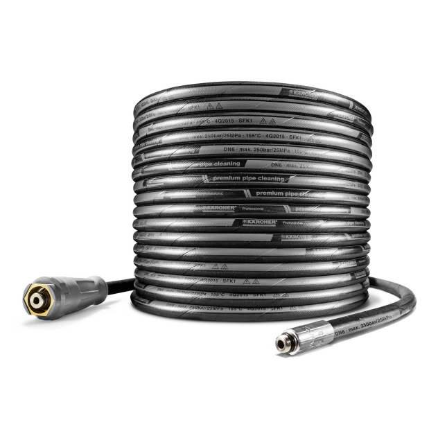 Flexible pour nettoyage des canalisations, DN 6, 20 m, max. 250 bar