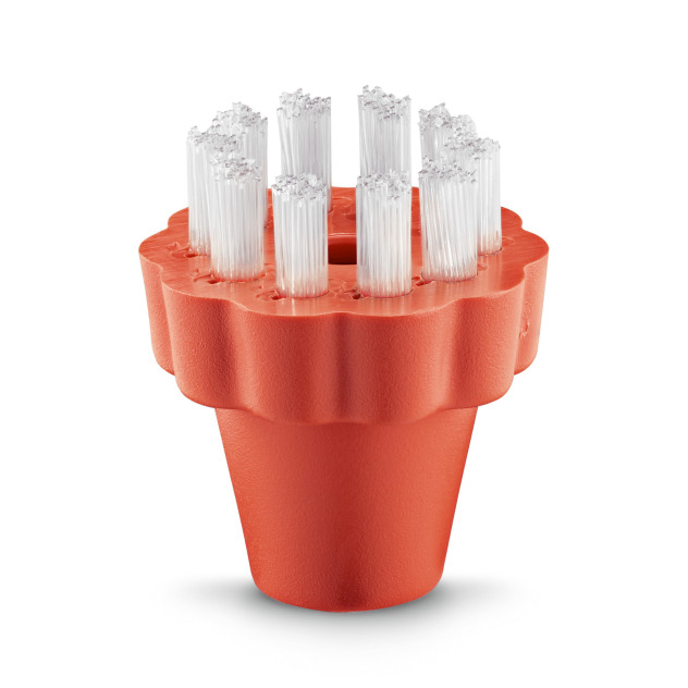 Brosse ronde, rouge, Pekalon