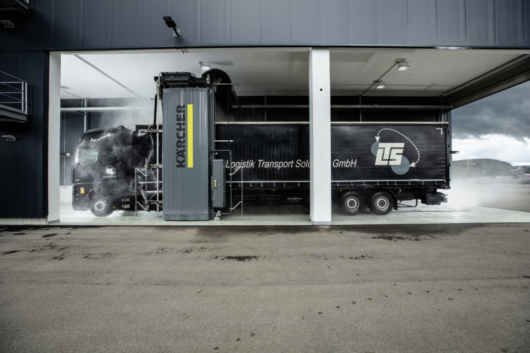 Système de lavage pour véhicules utilitaires TB 36