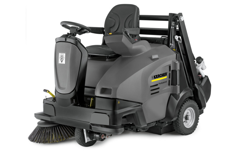 Balayeuse aspirante KM 105/110 R P + balai latéral ventral