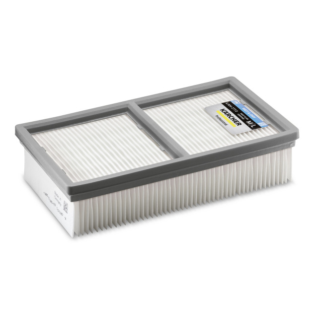 Filtre plissé plat Wet & Dry, fibres PES avec revêtement PTFE, convient pour NT 65/2 Tact², NT 75/2 Tact² Me
