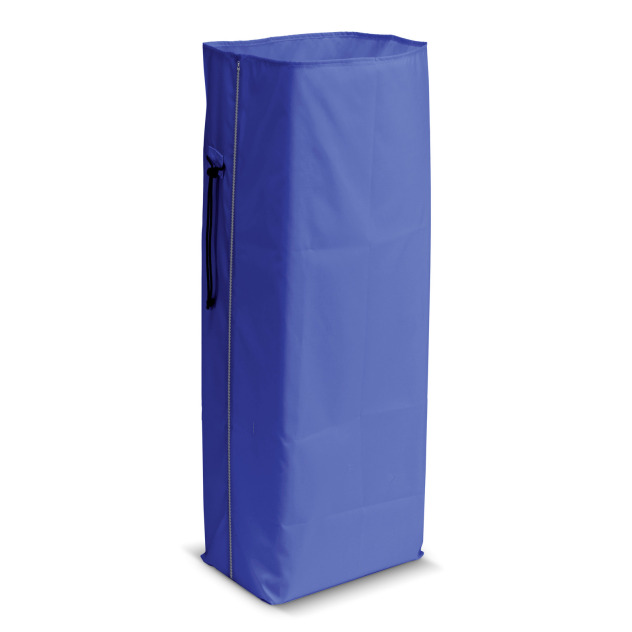 Sac poubelle avec fermeture-éclair, 70 l, bleu