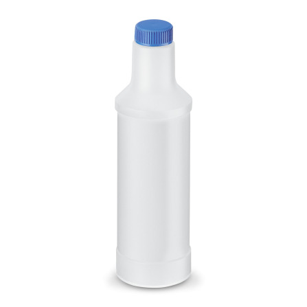Bouteille vide de 0,5 l à bouchon bleu