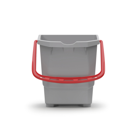 Seau gris 15 L