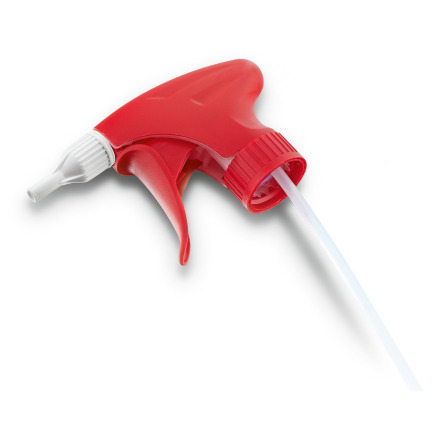 Sprayer, rood met schuimsproeier