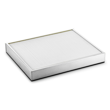 Filtre plissé plat blanc