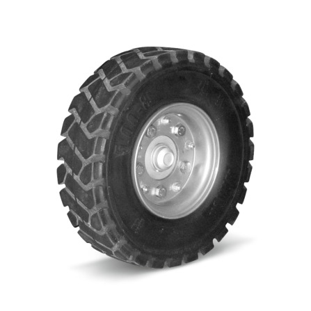 Achterband massief rubber