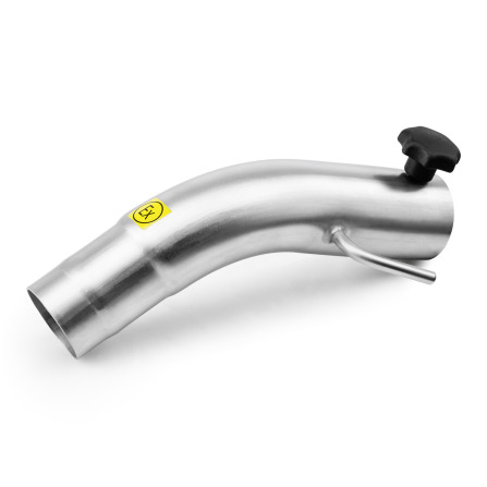 Handvat van roestvrij staal AISI 304 DN40