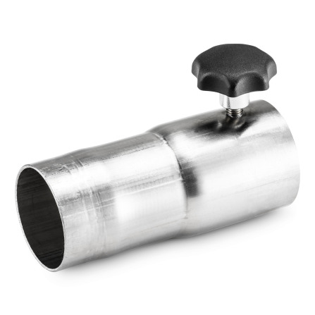 Rechte roestvrijstalen handgreep AISI 304 DN50