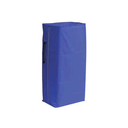 Afvalzak met ritssluiting, blauw, 120 l