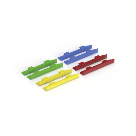 Set clip geverfd (8x-2)