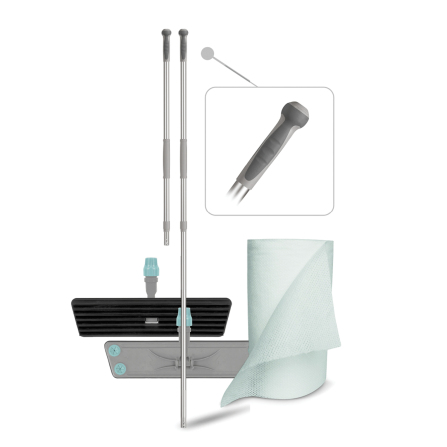 Set droge vloerreiniging stof