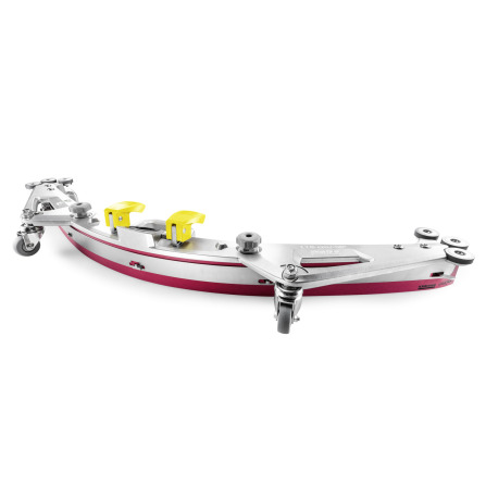 Suction bar parabolic worked, 1100 mm, Parabolisch