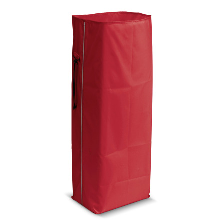 Vuilniszak met ritssluiting 70L rood