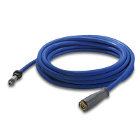 Hogedrukslang voedselveilig, 10 m, ID 8, 400 bar, 1 x M22 x 1,5 / 1 x AVS-slanghaspel aansluiting