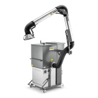 Industriële stofafzuiger Ontstoffingssysteem ID 130/22 Z22 plus arm