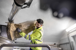 Industriële stofafzuiger Ontstoffingssysteem ID 130/22 Z22 plus arm