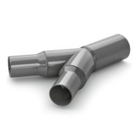 Dérivation IV, raccord en Y Ø 100 mm sur 75 mm