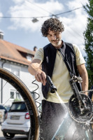 Multifunctional nozzle low-pressure