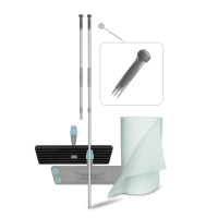 Set droge vloerreiniging stof