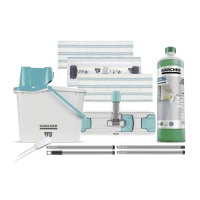 Set natte vloerreiniging dweilsysteem en aftrekker