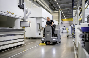 Veeg-/zuigmachine KM 100/120 R Bp Pack 160Ah Li+FC