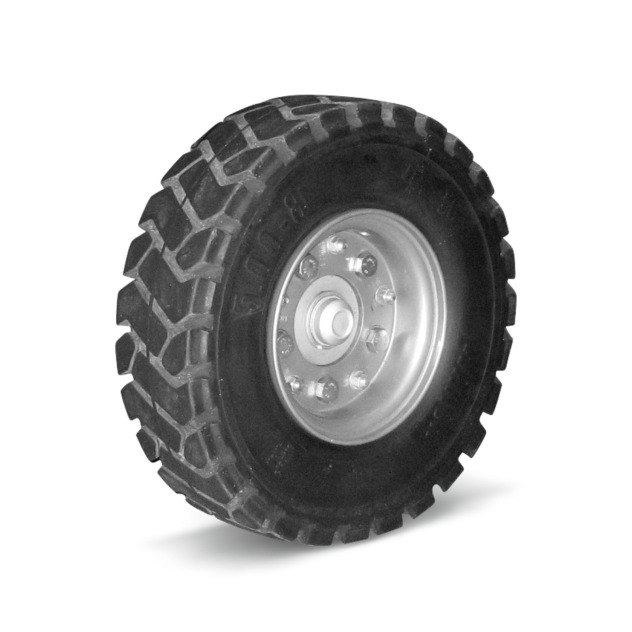 Achterband massief rubber