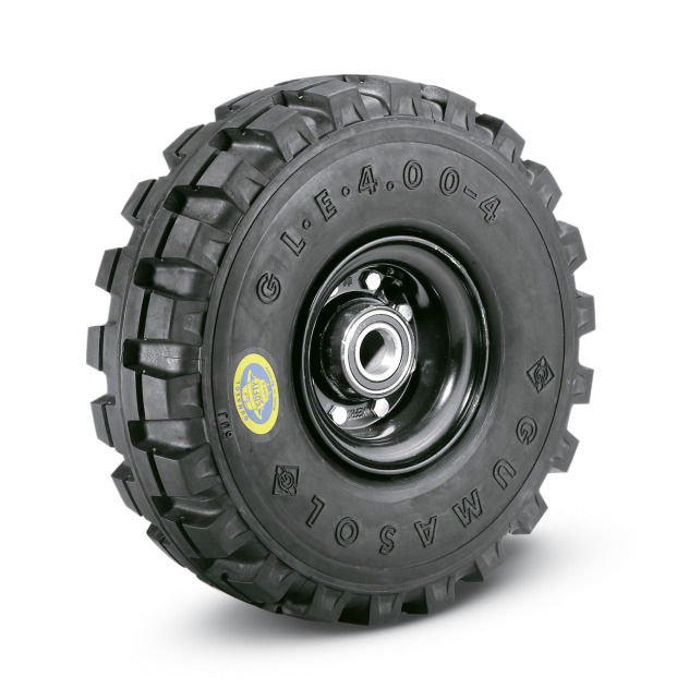 Bandenset massief rubber - Af Fabriek