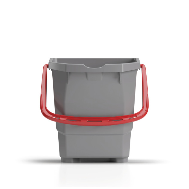15 liter grijze emmer