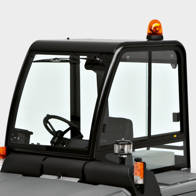 Comfort cabine met rondom beglazing