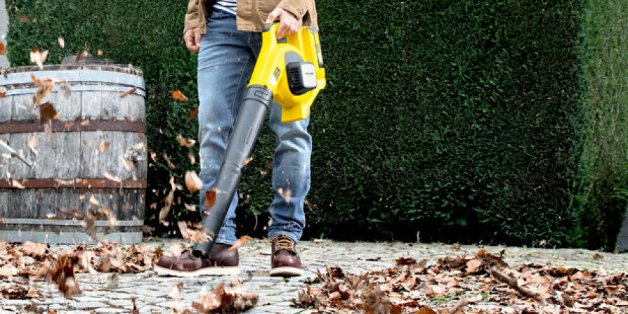 Draadloze bladblazer