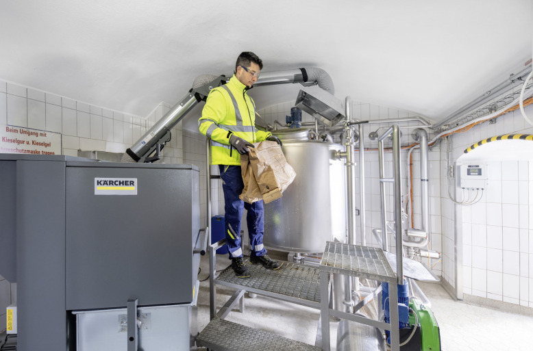 Industriële stofafzuiger Ontstoffingssysteem ID 130/22 plus arm