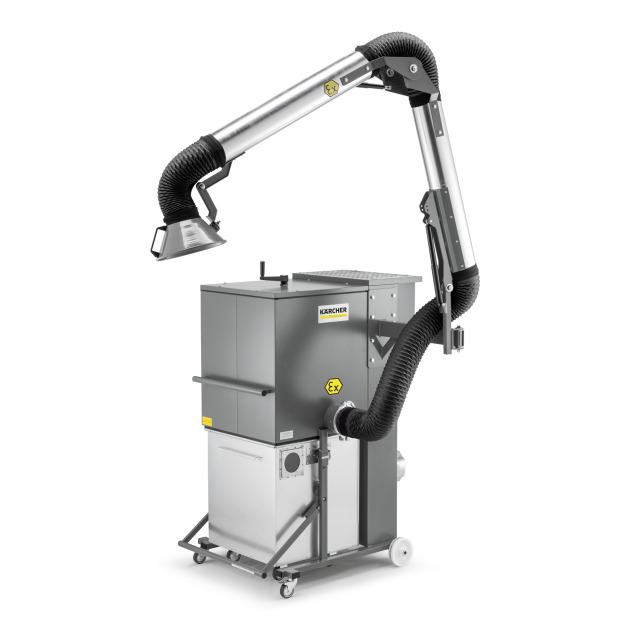 Industriële stofafzuiger Ontstoffingssysteem ID 130/22 Z22 plus arm
